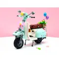 Конструктор LOZ 1117_MK Мотоскутер с цветами, голубой, Eternal Flower Мотоскутер, 673 дет. 