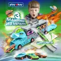 Автовоз с машинками Play Okay, детская игрушка для мальчиков, модельки для малыша, игрушечный транспорт, грузовик