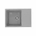 Мойка кухонная Practik PR-M 600-003 прямоугольная, 60x42, с крылом, серая, российская