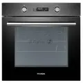 Духовой шкаф электрический встраиваемый Hyundai HEO 6648 BG, 60 см, с конвекцией и грилем, черный