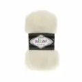 Пряжа для вязания Alize Mohair classic new 01 кремовый 100 гр/200 м 25% мохер, 24% шерсть, 51% акрил