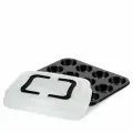 Форма для выпечки 12 маффинов с крышкой для переноски Guardini Bake Away, размером 35x27 см