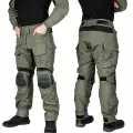 Мужские брюки G3 multicam с наколенниками и регулировкой на липучке с несколькими карманами