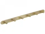 Планка с 6-ю крючками L47,5 см, бронза GIALETTA