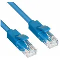 GCR Патч-корд прямой 40.0m UTP кат.5e, синий, 24 AWG, литой, ethernet high speed 1 Гбит/с, RJ45, T568B