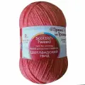 Пряжа Троицкая камвольная фабрика 100% шерсть 10 шт 100 г 360 м, № 1398 Коралловый меланж (Шотландский твид)
