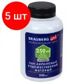 Комплект 5 шт, Лак акриловый матовый художественный, в бутылке, 250 мл, BRAUBERG ART CLASSIC, 192351