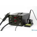 Паяльная станция с феном (650 Вт) и паяльником (50 Вт) YH 952D+ YIHUA, Регулировка температуры, LED дисплей, ESD
