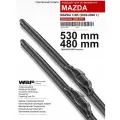 Щетки стеклоочистителя для Мазда 3 БК, Mazda 3 BK — бескаркасные дворники 530 480 мм на Мазда 3 БК, Mazda 3 BK.