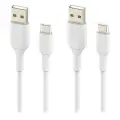Кабель Belkin BoostCharge USB-A - USB Type-C 1м 2шт (CAB001bt1MWH2PK) White