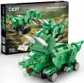 Конструктор Трицератопс 317 деталей на РУ в коробке подвижные элементы, управление пультом и смартфоном