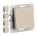 Выключатель 1-клавишный Schneider Electric/Systeme Electric AtlasDesign, сх.1, 10АХ, механизм, песочный ATN001211 (комплект 5 шт.)