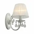 Бра Omnilux Bantine OML-53211-01, цвет Белый/Серебро, материал Металл/Ткань