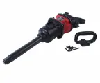Пневмогайковерт ударный 1' (3390 Nm) 90PSI 3600об/мин, L шпинделя 203мм, расход воздуха 312 L/min, общая L 610мм, арт JTC7811 JTC