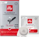 Кофе натуральный молотый в чалдах ILLY Espresso Classico, 18 шт