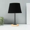 Лампа настольная Строгость 1х40Вт Е27 черный 22,5х22,5х41,5см