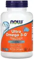 БАД NOW Ultra Omega-3, Омега 3 для сердца и сосудов, антиоксидантное действие, 90 капс