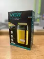 Электробритва VGR Voyager V-356 золотая, сеточная, 3 бритвенных головки