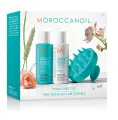 Набор Moroccanoil Scalp Discovery kit, для волос, с массажером