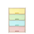 Комод Альтернатива Колорит 4 секции цветной