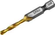 Сверло-метчик по металлу Р6М5 Vertextools 7090-4 3.3x54 мм