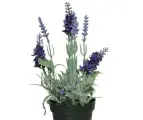 Искусственные цветы фиолетовая в горшке, полиэстер, 25 см, Kaemingk