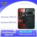 Nothing Смартфон Phone 2a , глобальная версия Global 8/128 ГБ, черный матовый, черный