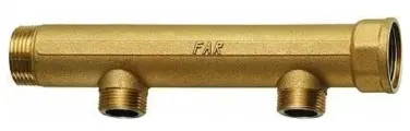 Коллектор Far 1 (ВР-НР) с 2 отв. 3/4 НР (межосев. 100 мм)