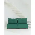 Диван CITYHD Гонконг, зеленый, раскладной, съемный чехол, обивка велюр
