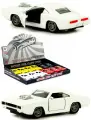 Машинка металлическая 1:32 Dodge Charger 1970, 11,5 см, инерционная, свет и звук / Белый