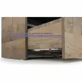 Две ТВ-Тумбы Трувор, цвет дуб гранж песочный/интра, ШхГхВ 299,6х45,4х44,6 см, универсальная сборка
