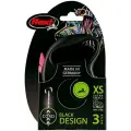 Рулетка Black Design XS (до 8 кг) 3 м трос черный/зеленый flexi VLT-98033227