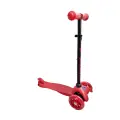 Детский самокат Slider SS1NBAG, трехколесный, регулировка руля, красный