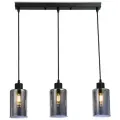 Подвесной светильник TR3698/3 BK/SM черный/дымчатый E27*3 max 40W 560*100*1040