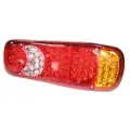 Фонарь задний LED 24V, правый с кабелем (RENAULT, DAF, 340х140х80мм, 77LED, 15/4W)
