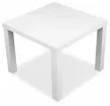 Столик журнальный квадратный Hesby Elegant Simplicity для дома и офиса. Размер: 55х55х42см. Цвет: белый