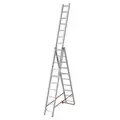 Лестница алюминиевая трехсекционная 631 см STARTUL Pro (ST9942-10)