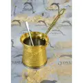 Турка медная для кофе с ложкой 600 мл.