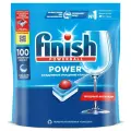 Таблетки Finish Power 100 шт для посудомоечной машины, бесфосфатные, без отдушки