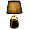 Настольный светильник De Fran FTB-2018 BKGD, Е14 220В 40Вт керамика+ткань, серия Хьюстон