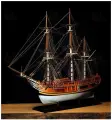 Сборная модель корабля от Amati (Италия), HMS Bounty, 440 часов, М.1:60
