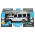 Машина JB1251154 Автопанорама УАЗ Патриот Полиция, инерционная, металл