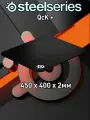 Игровой коврик для мыши SteelSeries QcK+ (63003) black черный