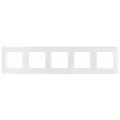 Рамка пятипостовая (жемчуг), Legrand INSPIRIA (комплект 8шт)