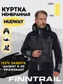 Куртка дождевик мембранная мужская Finntrail MUDWAY CamoShadowBlack размер 2010 размер L