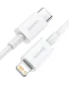 Кабель для быстрой зарядки и передачи данных BASEUS Superior Series, Type-C to Lightning, PD20W, 1.5 м, Белый