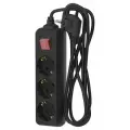 Удлинитель ФОТОН 16-33ЕS, 3 розетки, с/з, 16А / 4000 Вт 3 3 м 1 кв. мм 40 мм 110 мм 240 мм черный