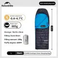 Naturehike CW400 спальный мешок зимний утиный пух черный