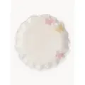 Блюдо, 24 см, керамика, молочное, Бабочки, Butterfly