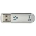 Флэш-диск USB 16Gb SmartBuy V-Cut, USB2.0, серебристый (SB16GbVC-S)